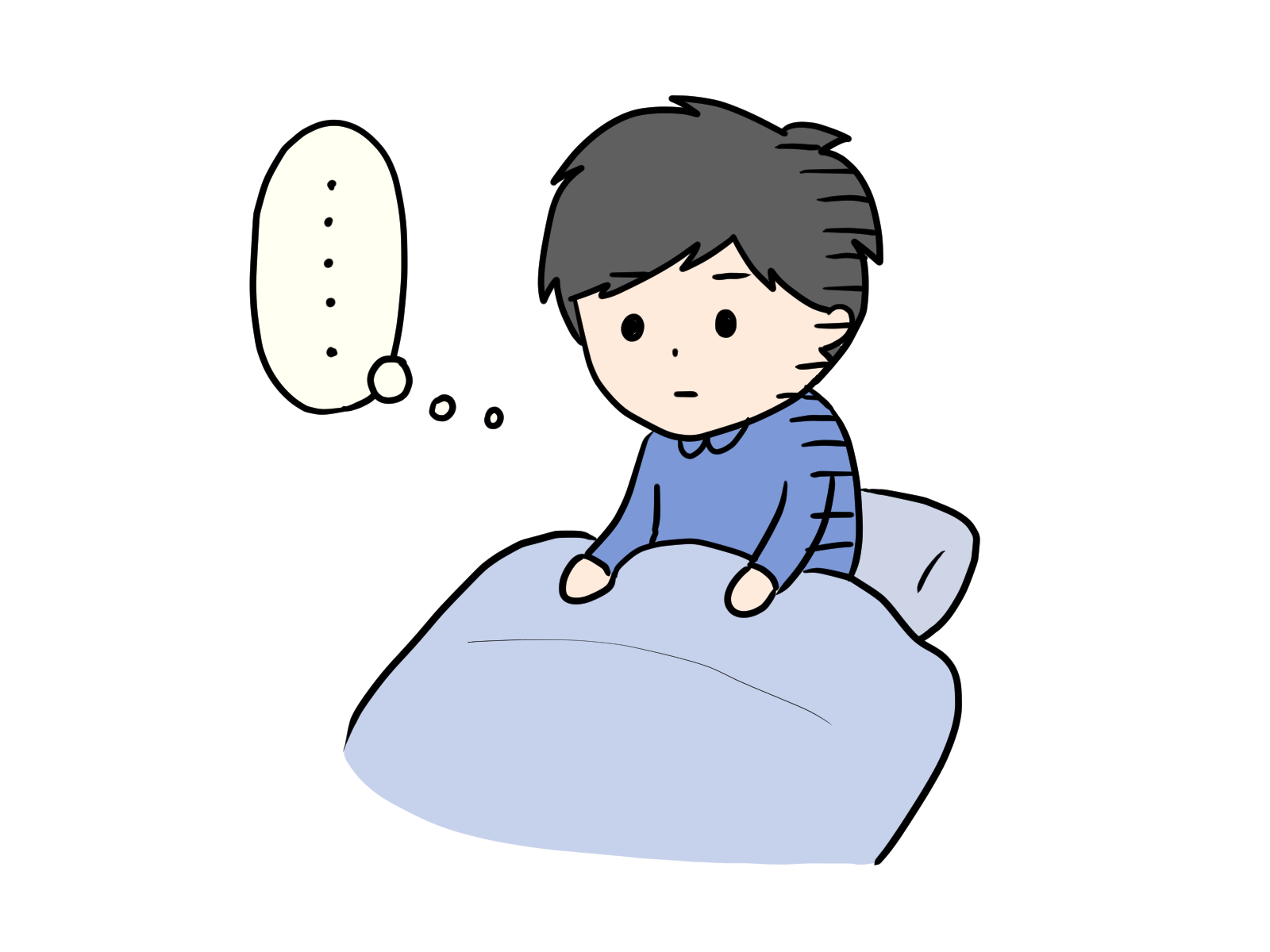 夜眠れない子ども