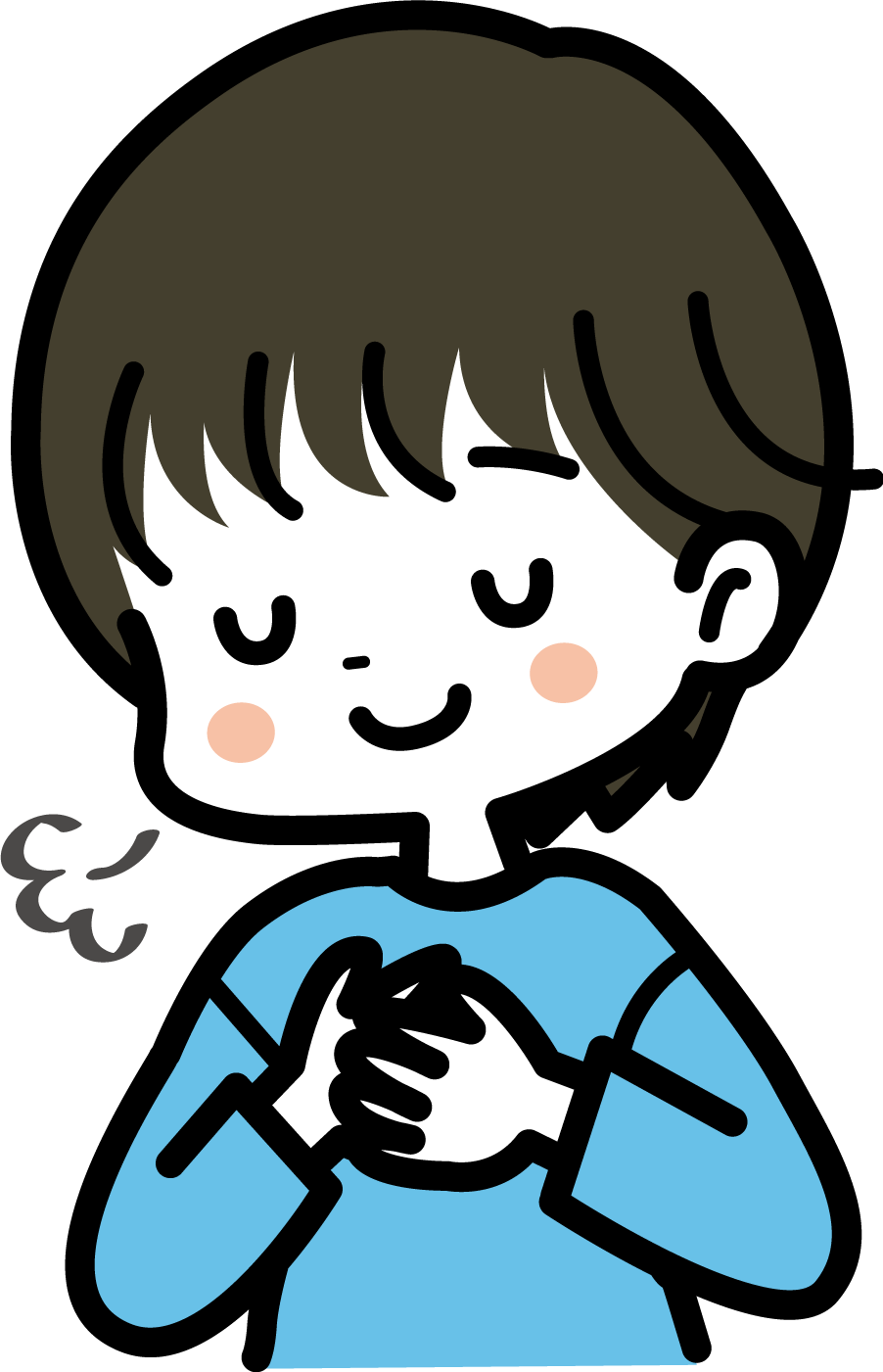 安心している子ども