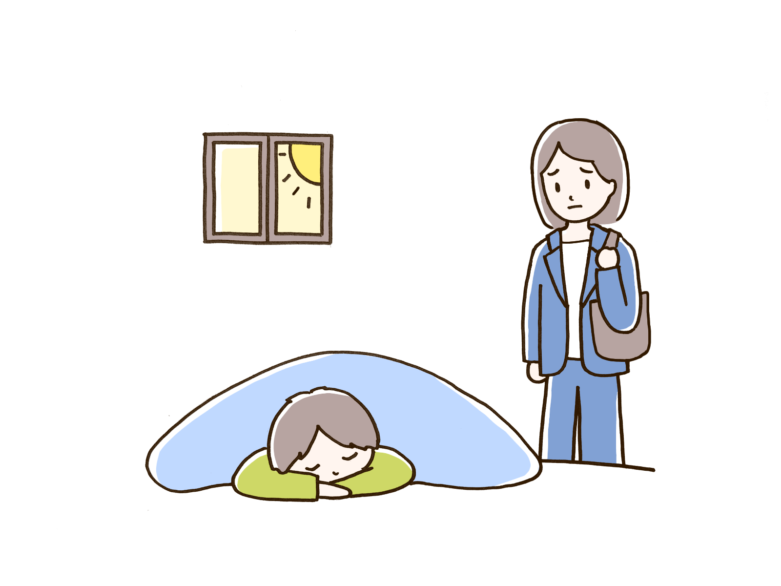 安心している子ども